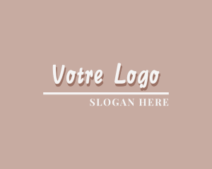 Stylish Script Business Logo