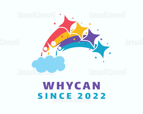 Children Rainbow Playground Logo