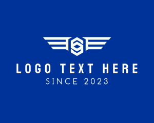 Parcel - Delivery Package Wings logo design