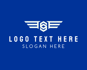 Delivery Package Wings Logo