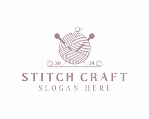 Handcrafted Crochet Yarn logo design