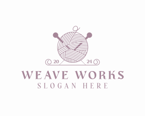 Handcrafted Crochet Yarn logo design