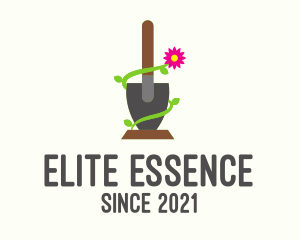 Cleaning Equipment - Lawn Service Shovel logo design