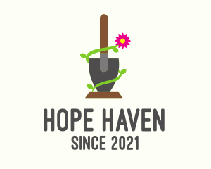 Lawn Care - Lawn Service Shovel logo design