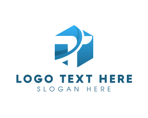 Hexagon - Finance Business Multimedia Letter T logo design