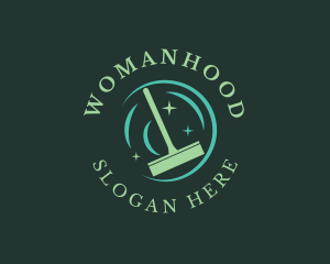 Cleaning Squeegee Housekeeper Logo