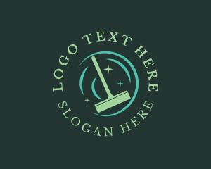 Cleaning Services - Cleaning Squeegee Housekeeper logo design