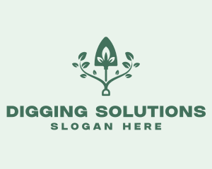 Plant Shovel Landscaping logo design