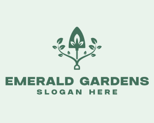 Plant Shovel Landscaping logo design