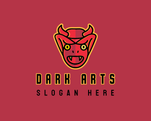 Scary Devil Mask logo design