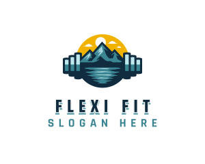 Mountain Gym Fitness logo design