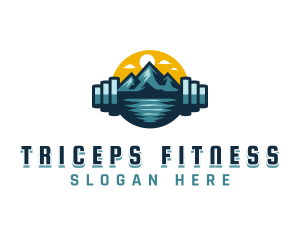 Mountain Gym Fitness logo design