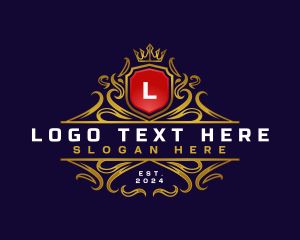 High End - Regal Elegant Crest logo design