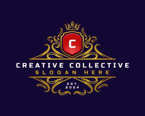 Regal Elegant Crest logo design