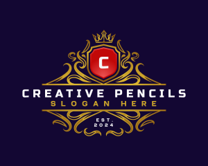 Regal Elegant Crest logo design