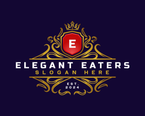 Regal Elegant Crest logo design