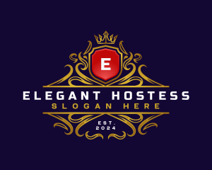 Regal Elegant Crest logo design