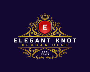 Regal Elegant Crest logo design