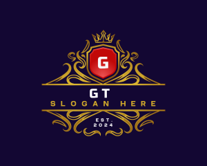 Regal Elegant Crest logo design