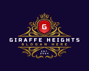 Regal Elegant Crest logo design