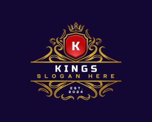 Regal Elegant Crest logo design