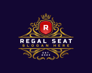 Regal Elegant Crest logo design