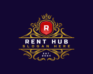 Regal Elegant Crest logo design