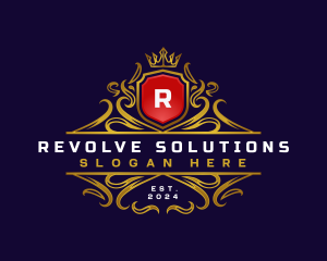 Regal Elegant Crest logo design