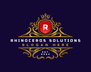 Regal Elegant Crest logo design