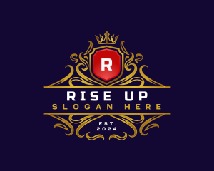 Regal Elegant Crest logo design