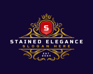 Regal Elegant Crest logo design