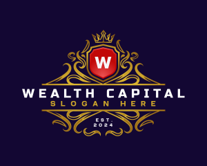 Regal Elegant Crest logo design