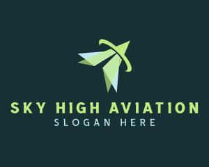 Pilot Aviation Plane logo design