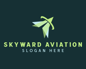 Pilot Aviation Plane logo design