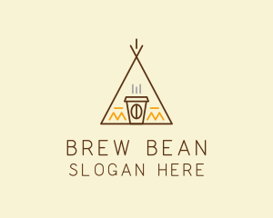 Coffee - Coffee Cafe Tent logo design