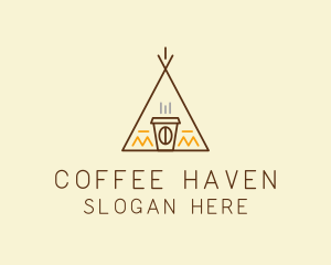 Cafe - Coffee Cafe Tent logo design