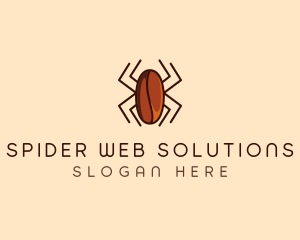 Coffee Bean Spider  logo design