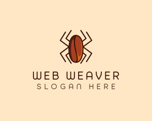 Coffee Bean Spider  logo design