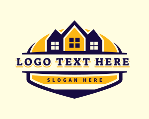 House - House Realty Roofing logo design