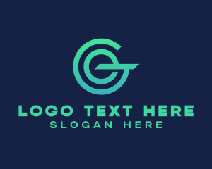 Generic Company Letter GE logo design