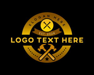 Hammer Construction Tools Logo