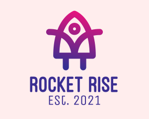 Human Rocket Scientist logo design