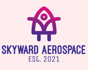 Aerospace - Human Rocket Scientist logo design