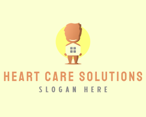 Home Foundation Caregiver logo design