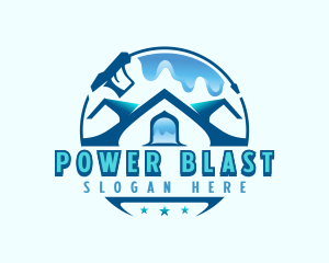 Power Washer Cleaning logo design