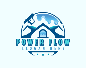 Power Washer Cleaning logo design