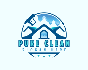 Power Washer Cleaning logo design