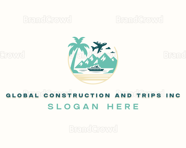 Travel Island Tourism Logo