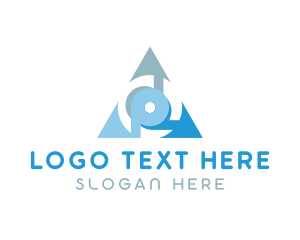 Strategist - Modern Tech Arrow logo design