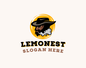 Cowboy Smoking Vape Logo